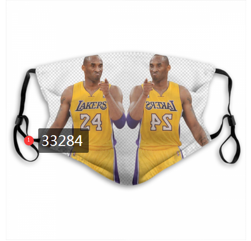 2021 NBA Los Angeles Lakers #24 kobe bryant 33284 Dust mask with filter